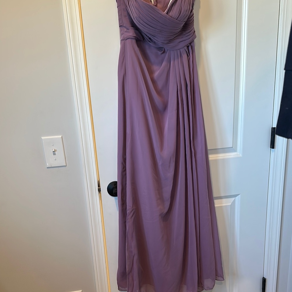 Elegant Purple Evening Gown